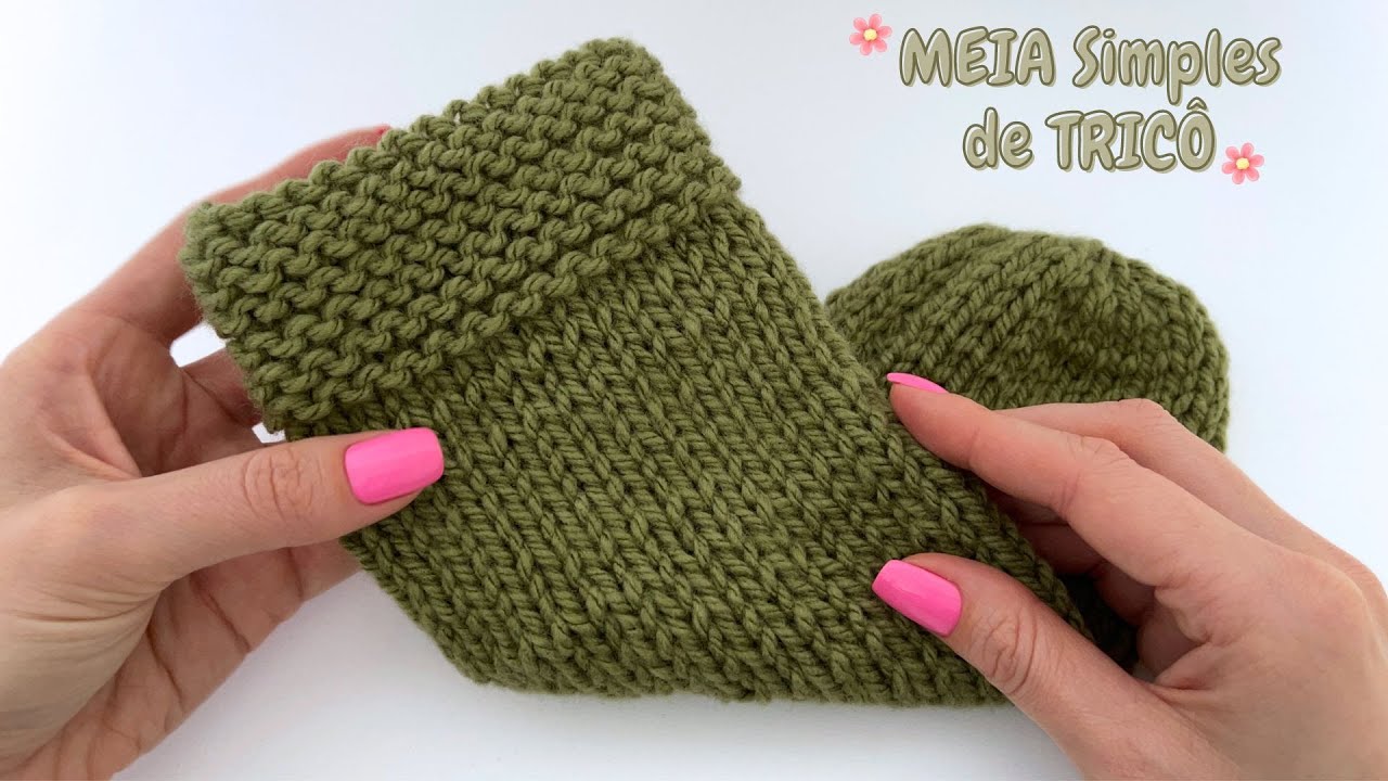 ПРОСТОЙ И УДОБНЫЙ ВЯЗАНИЕ НОСКА