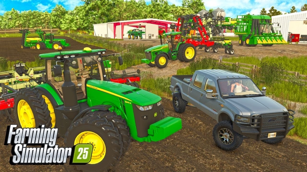 Я беру на себя управление фермой своего дяди? | Farming Simulator 25