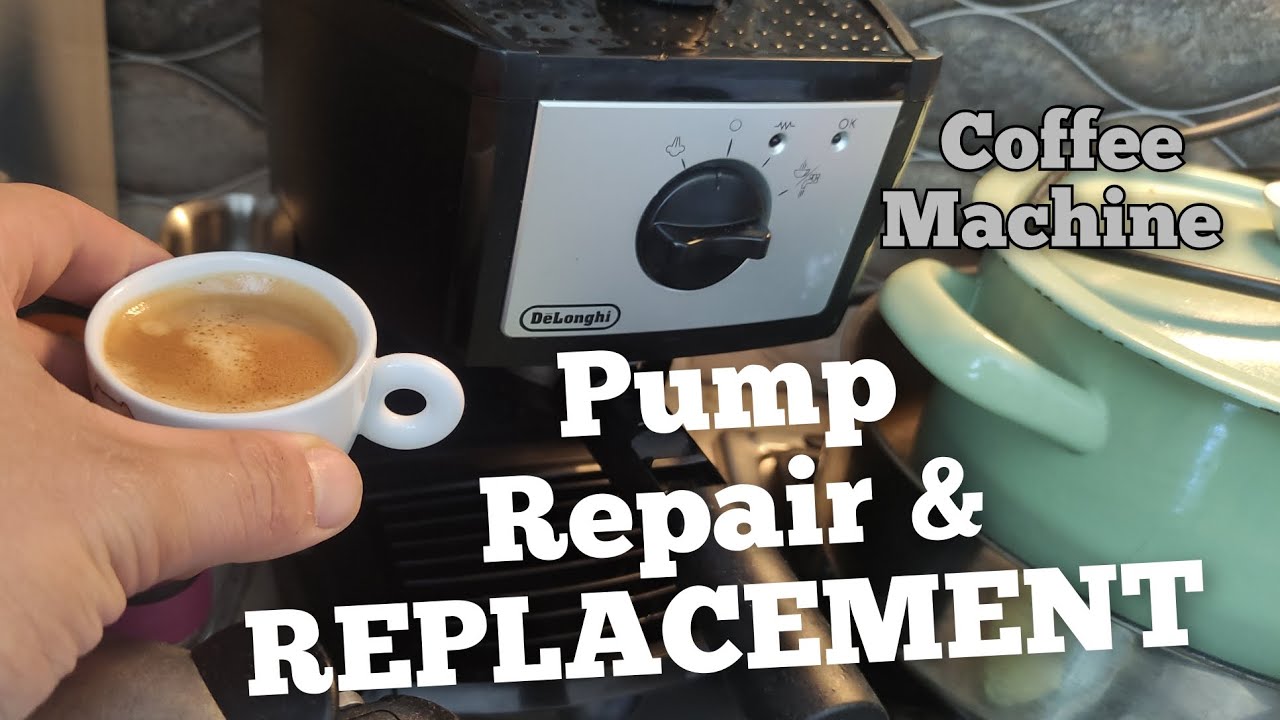 Ремонт кофемашины DeLonghi замена насоса