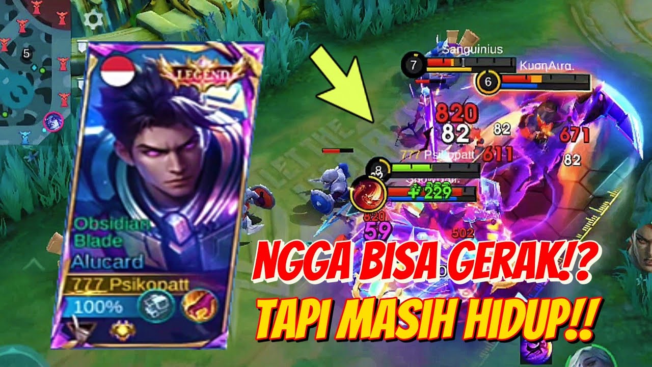 DIKUNCI STUN TERUS SAMPAI GAK GERAK 😤 TAPI ALUCARD MASIH BISA BARBAR SAMPAI END!! /MLBB