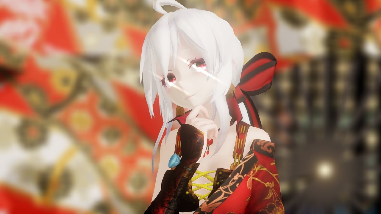 【TDA MMD】『極楽浄土』【1440p-60fps or WQHD】TDA Samurai Haku
