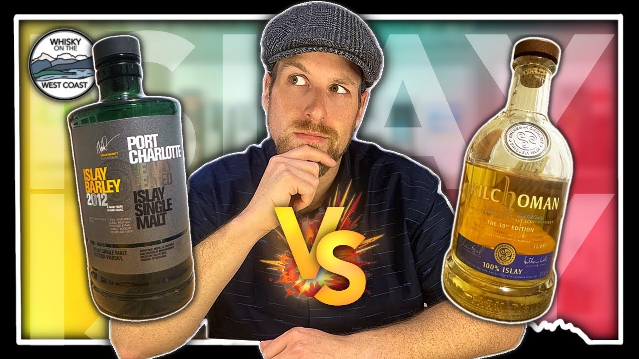 Поединок Islay Barley: Port Charlotte Islay Barley против Kilchoman 100% Islay Single Malt Scotch...