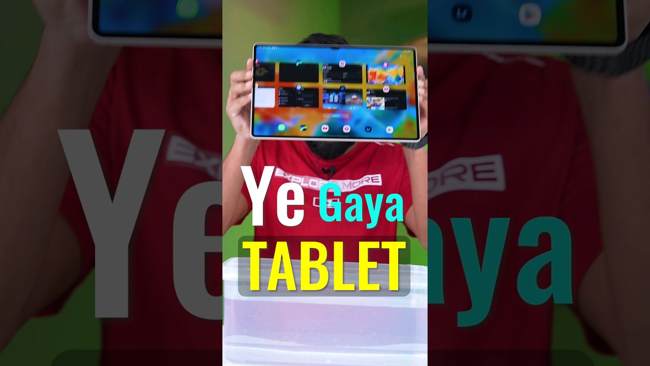 Tablet Water Test #shorts