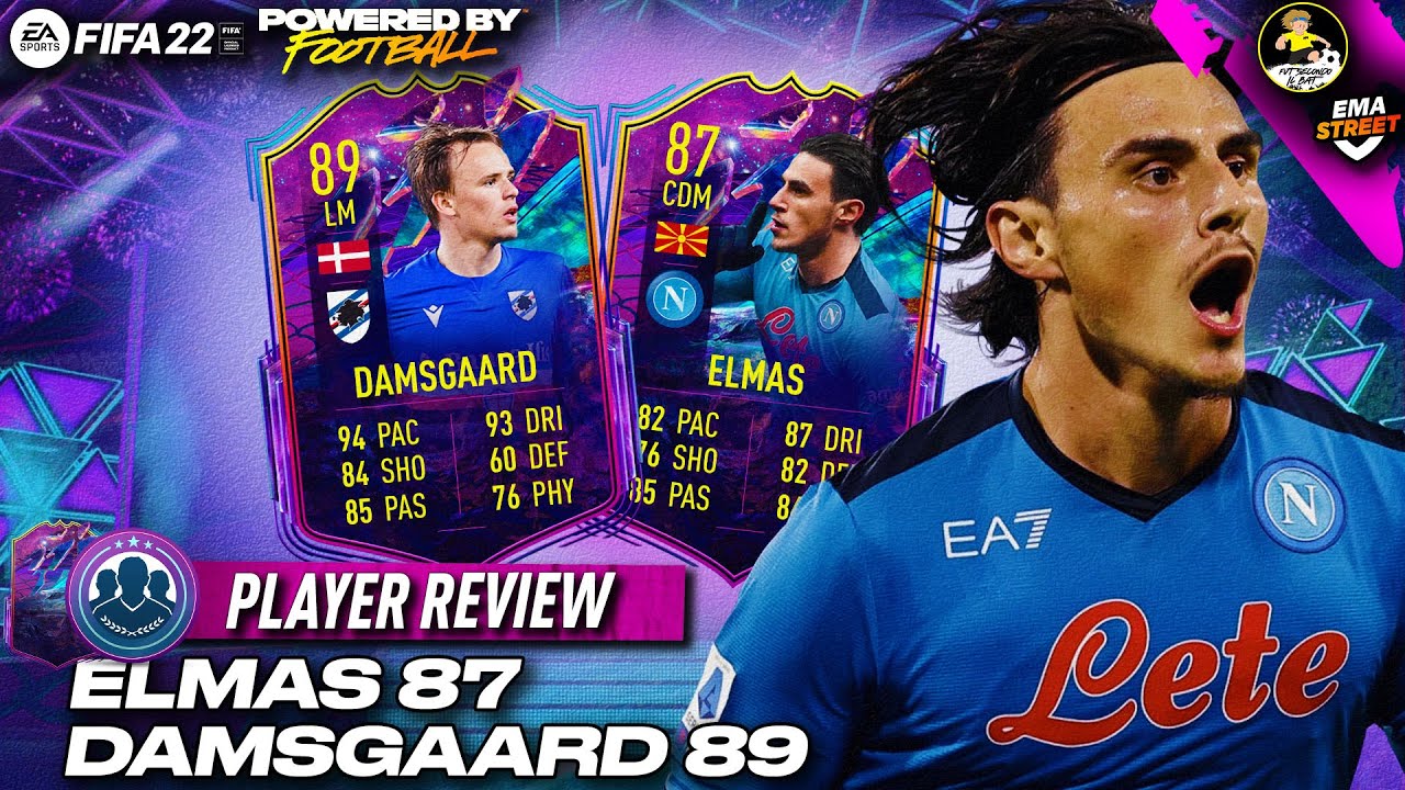 DAMSGAARD 89 FUTURE STAR E ELMAS 87 FUTURE STAR PLAYER REVIEW /// FIFA 22 PLAYER REVIEW