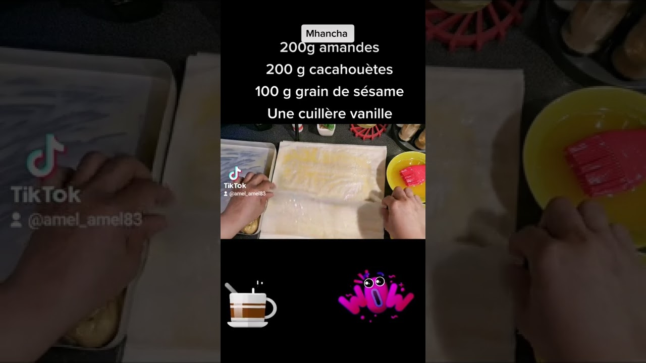recette de mhancha p&acirc;te filou