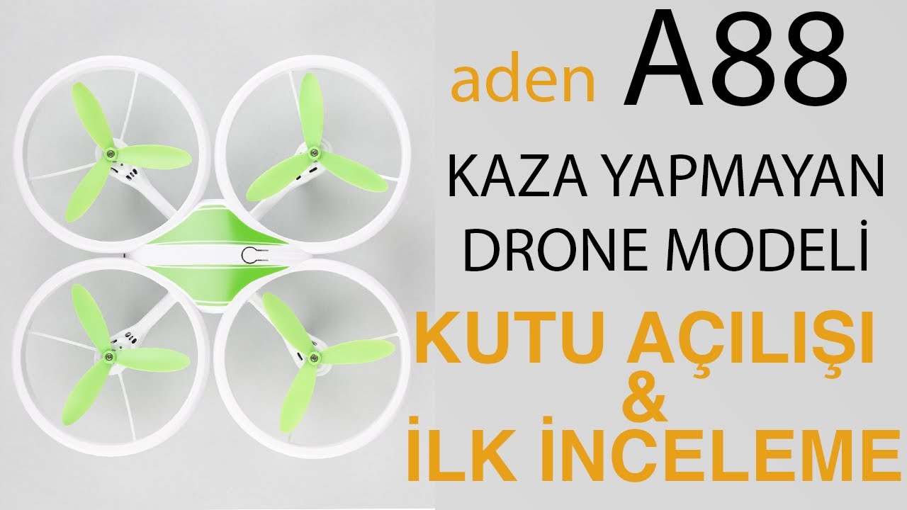 Aden A88 Drone Kutu A&ccedil;ılışı ve İlk İnceleme - &Ccedil;arpma D&uuml;ş&uuml;rme ve Kırılmaya Son Veren Drone
