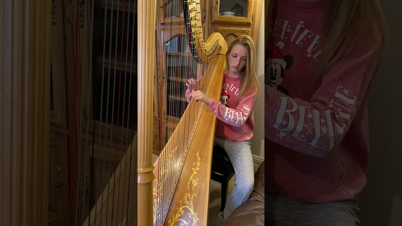 Silent Night -- Leah Larson on the Harp -- Dec 2021