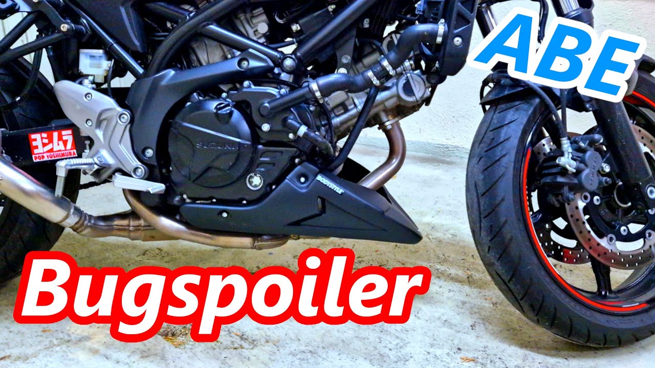 BUGSPOILER für die Suzuki SV650 mit ABE