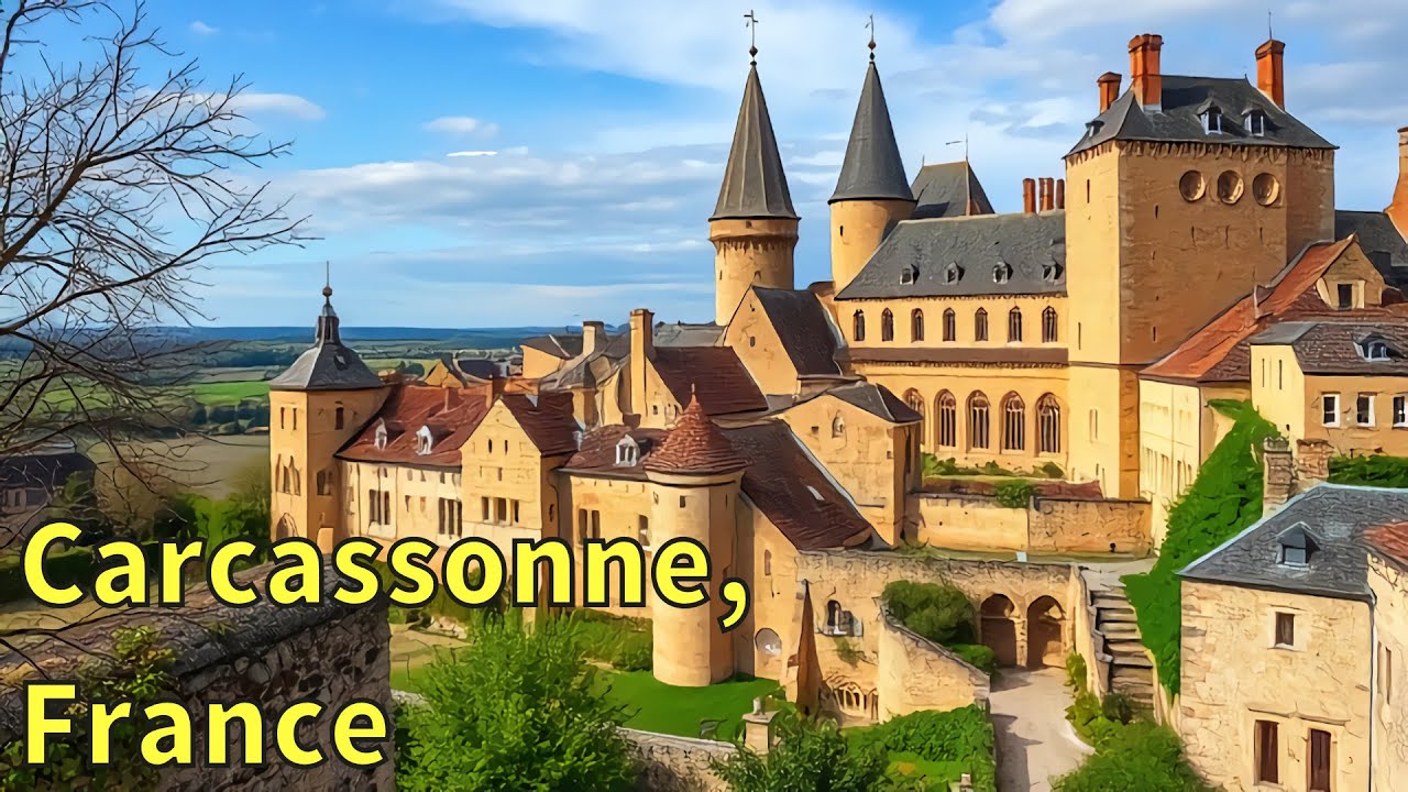 [4K] Carcassonne, France (videoturysta.eu)