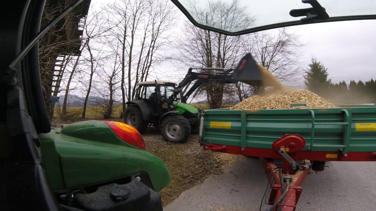 Loading woodchips