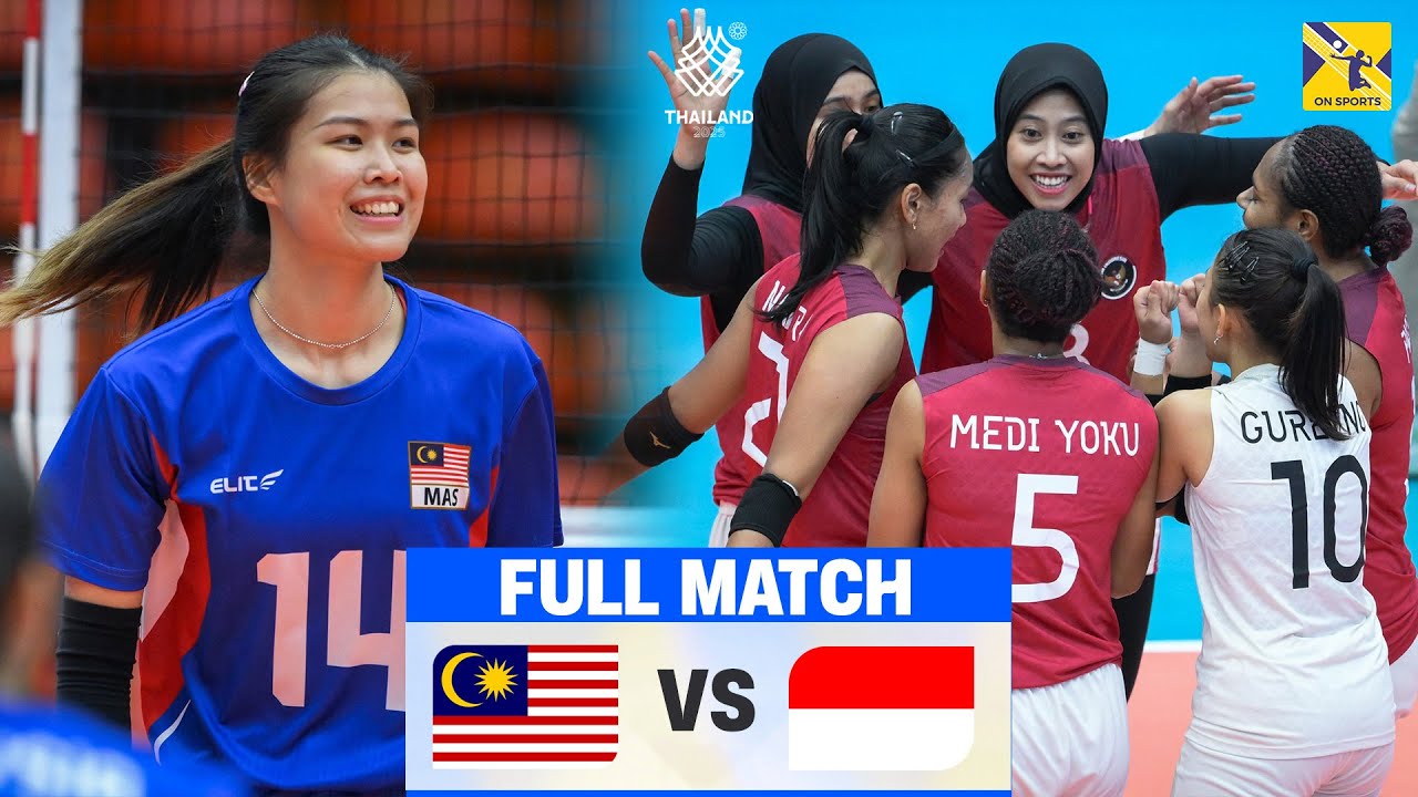 FULL HD | MALAYSIA vs. INDONESIA | Megawati phô diễn đẳng cấp ngôi sao