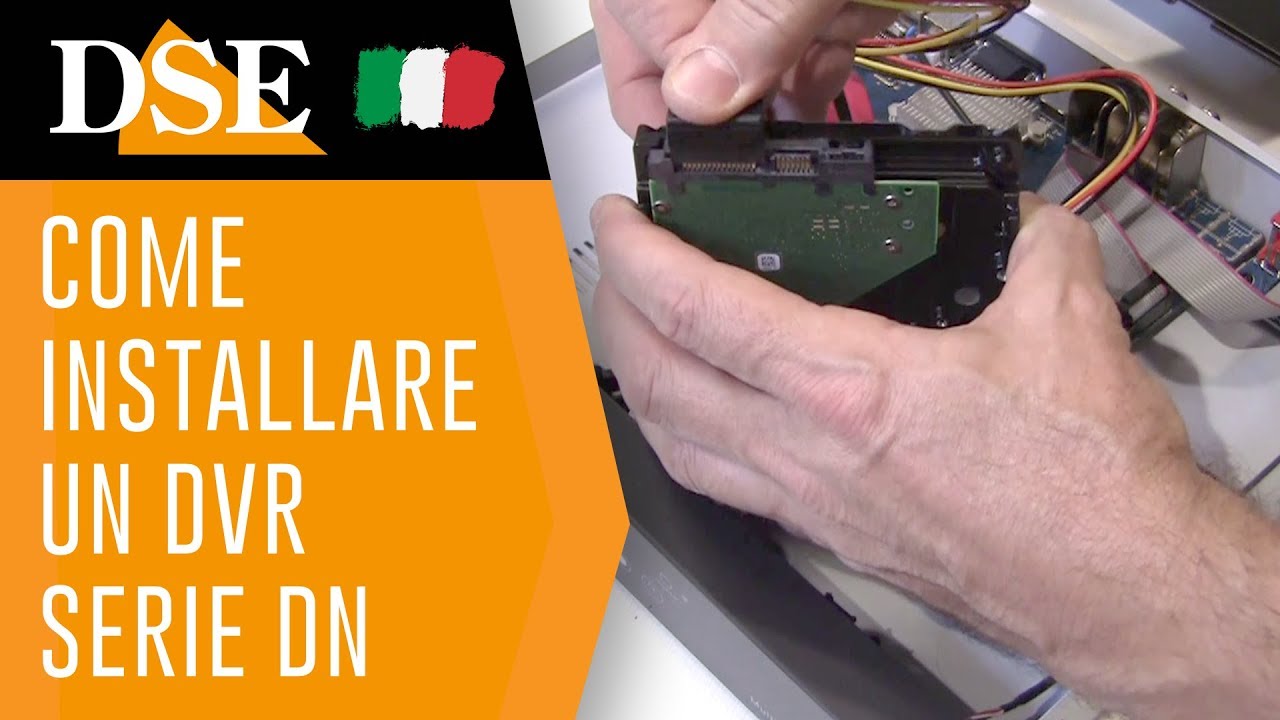 DSE tutorial - Come installare e collegare in rete un DVR