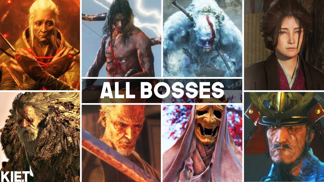 Sekiro: Shadows Die Twice - All Bosses (Ultimate Edition)