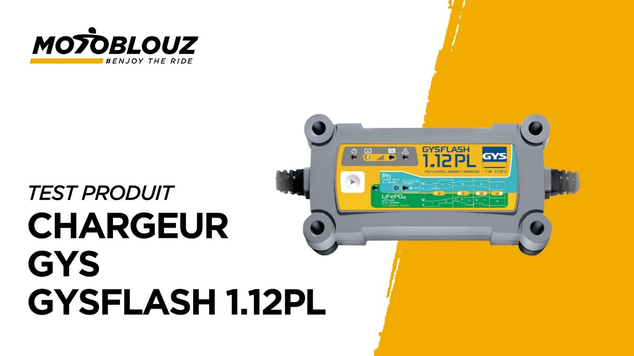 Essai du chargeur de batteries plomb et lithium GYS 1.12PL