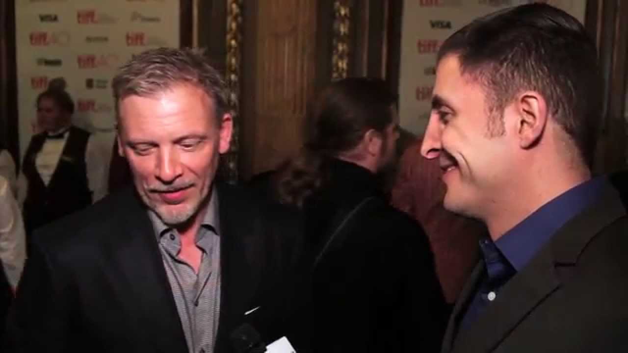 Callum Keith Rennie at the "Into the Forest" TIFF Premiere with Arthur Kade