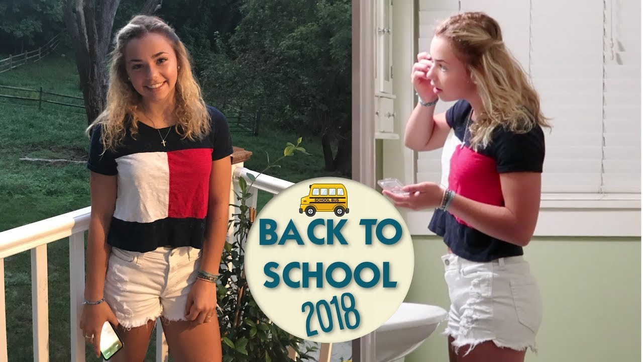 IT'S THE FIRST DAY OF FRESHMAN YEAR: GRWM (back to school 2018) + KATIE GETS PRANKED!