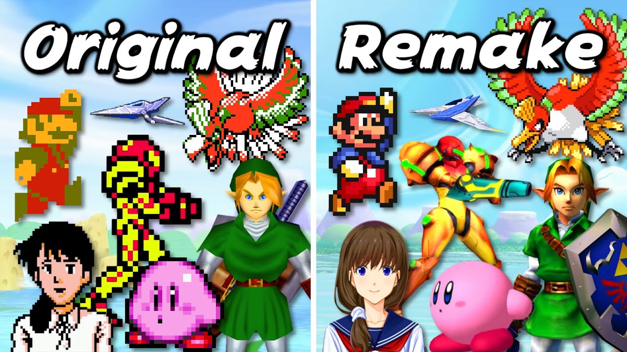Every Nintendo Remake Compared to Its Original (1985 - 2025)
