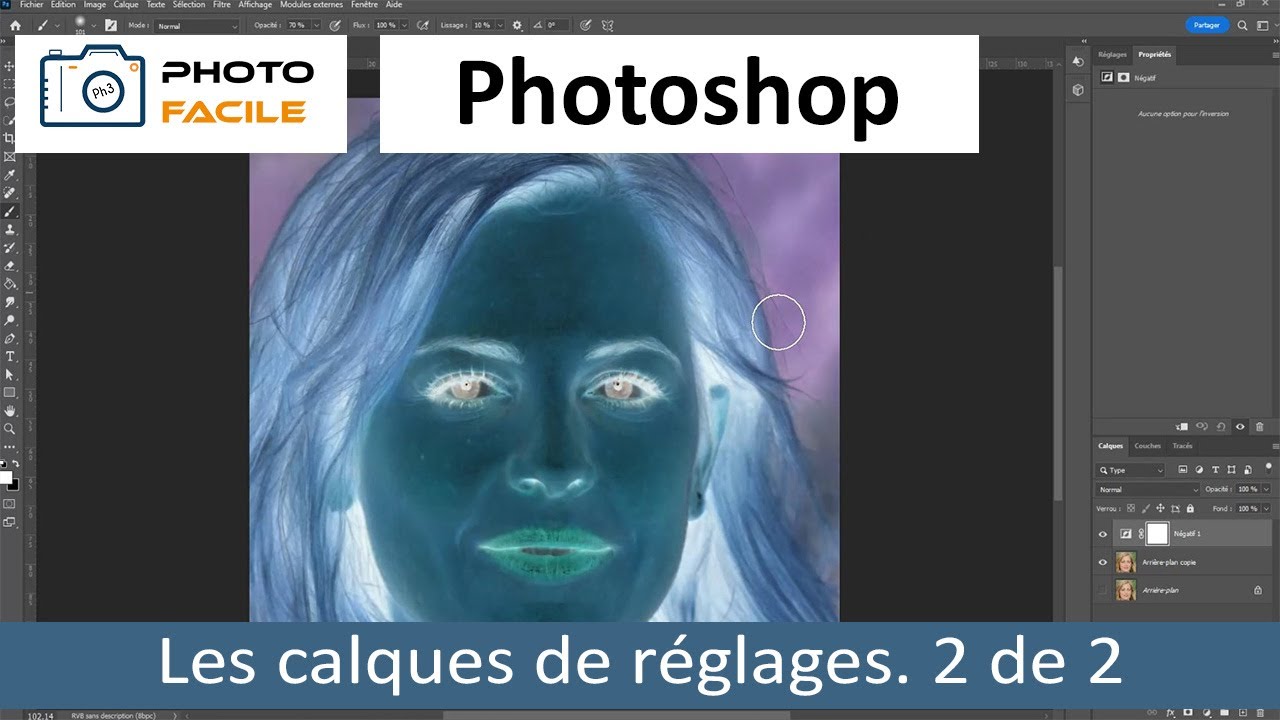 Les calques de réglages. Deuxième partie.