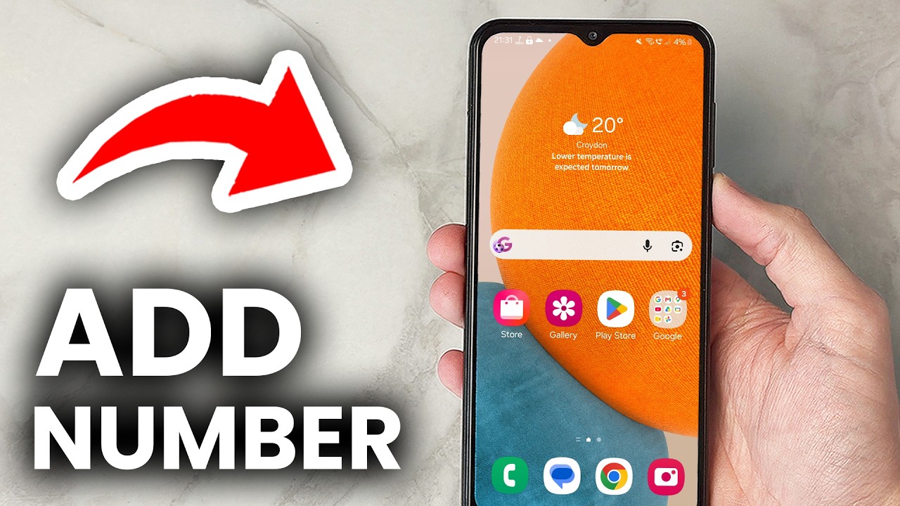 How To Add Phone Number To Your Phone - Tutorial
