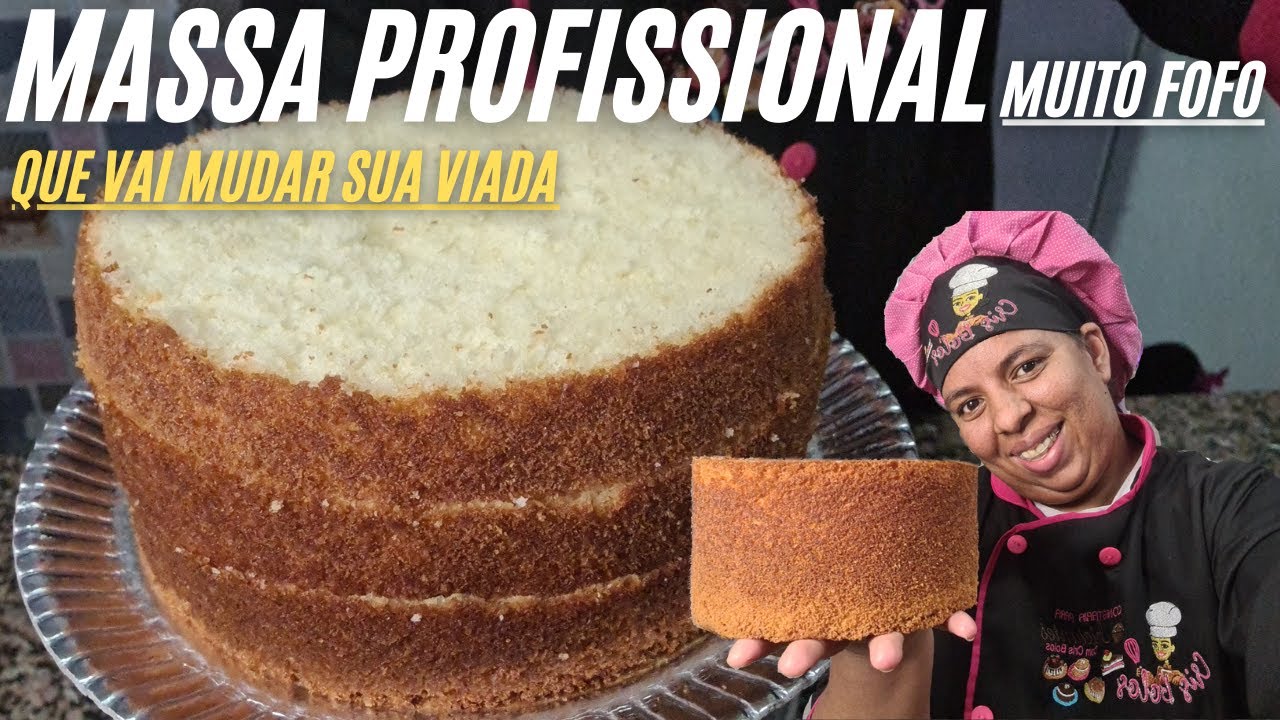 A MASSA SUPER FACIL QUE VAI MUDAR SUA VIDA | MASSA BRANCO PROFISSIONAL  PARA BOLO ALTO