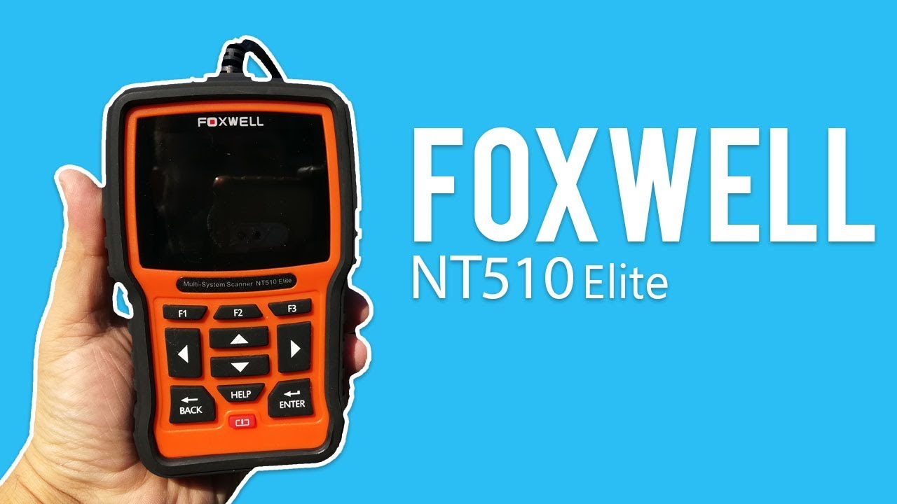 Сканер Foxwell NT510 Elite, оригинальный сканер для SRS, ABS, сброс с использованием данных в реа...