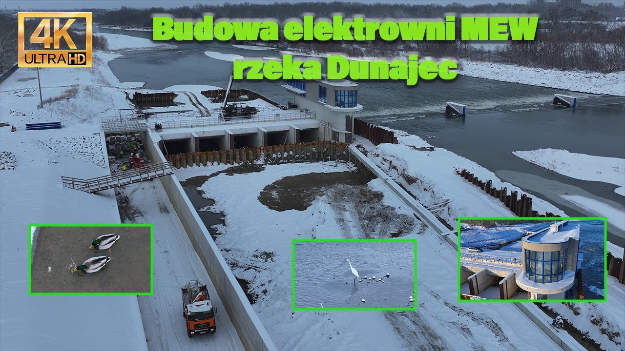 Budowa MEW w Ostrowie | Przyroda | Dunajec | Construction of Small Hydro electric Power Plant