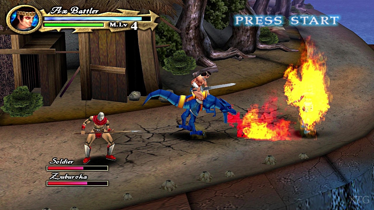 Sega Ages 2500 Series Vol. 5: Golden Axe PS2 Gameplay HD (PCSX2 v1.7.0)