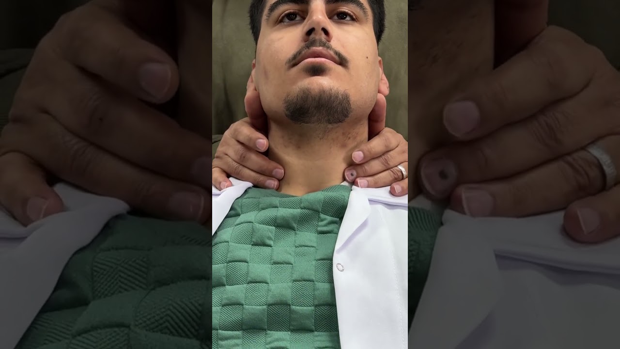 د منصور  thyroid examination