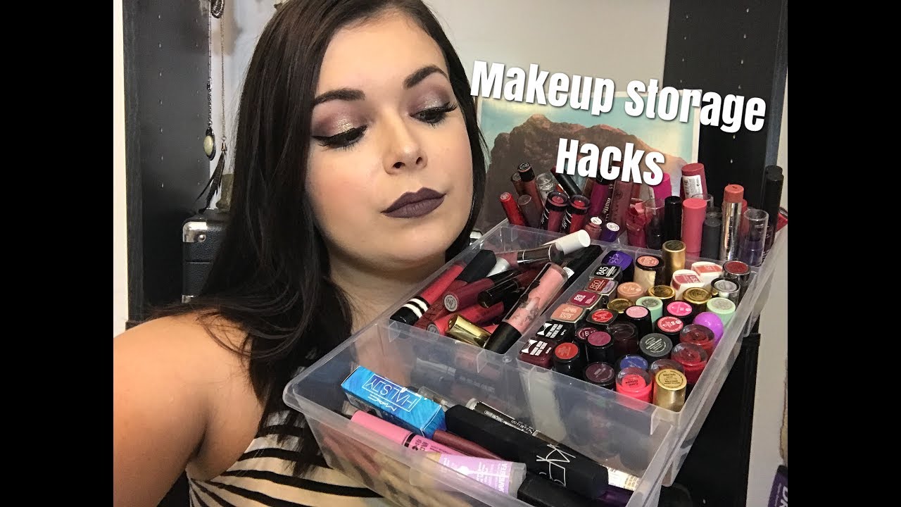 MAKEUP STORAGE HACKS IKEA & MORE - ChristinaHamiltonMakeup