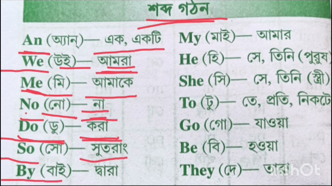 শব্দ গঠন এর উচ্চারণ #education 