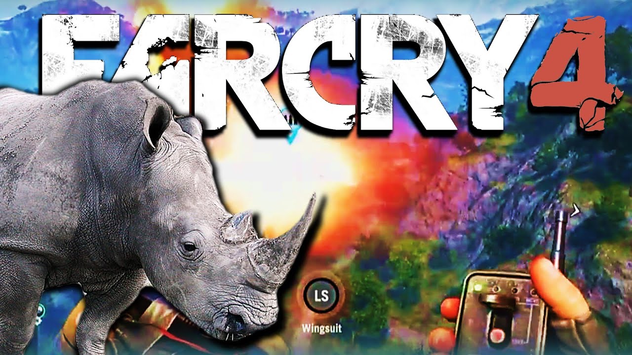 Far Cry 4 Co-Op Funny Moments w/ Mini Ladd - Ghost Truck Glitch, Rhinos, and C4 Troll! (FC4)