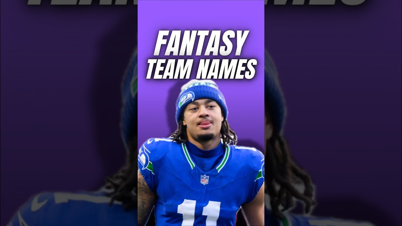 Fantasy Football Team Names for 2025🏆😂 #nfl #fantasyfootball