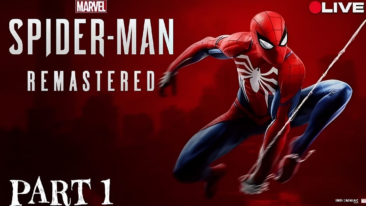 Spiderman Remastered | PS5 | Pt 01 | Splus Gaming #spiderman #live #ps5 #spidermangame #shorts