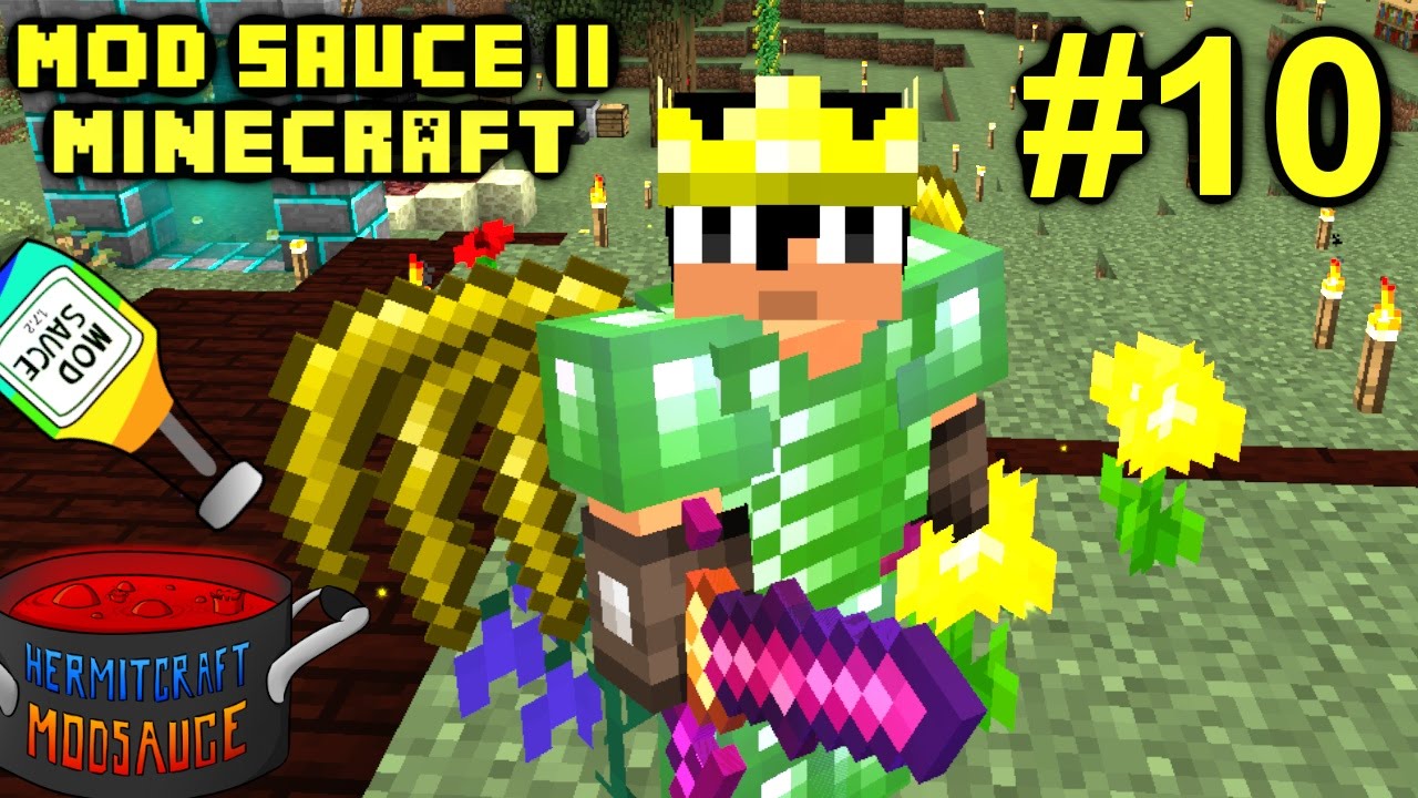 Minecraft Mods - Mod Sauce II Ep. 10 - New Updates & Storage !!! ( HermitCraft Modded )