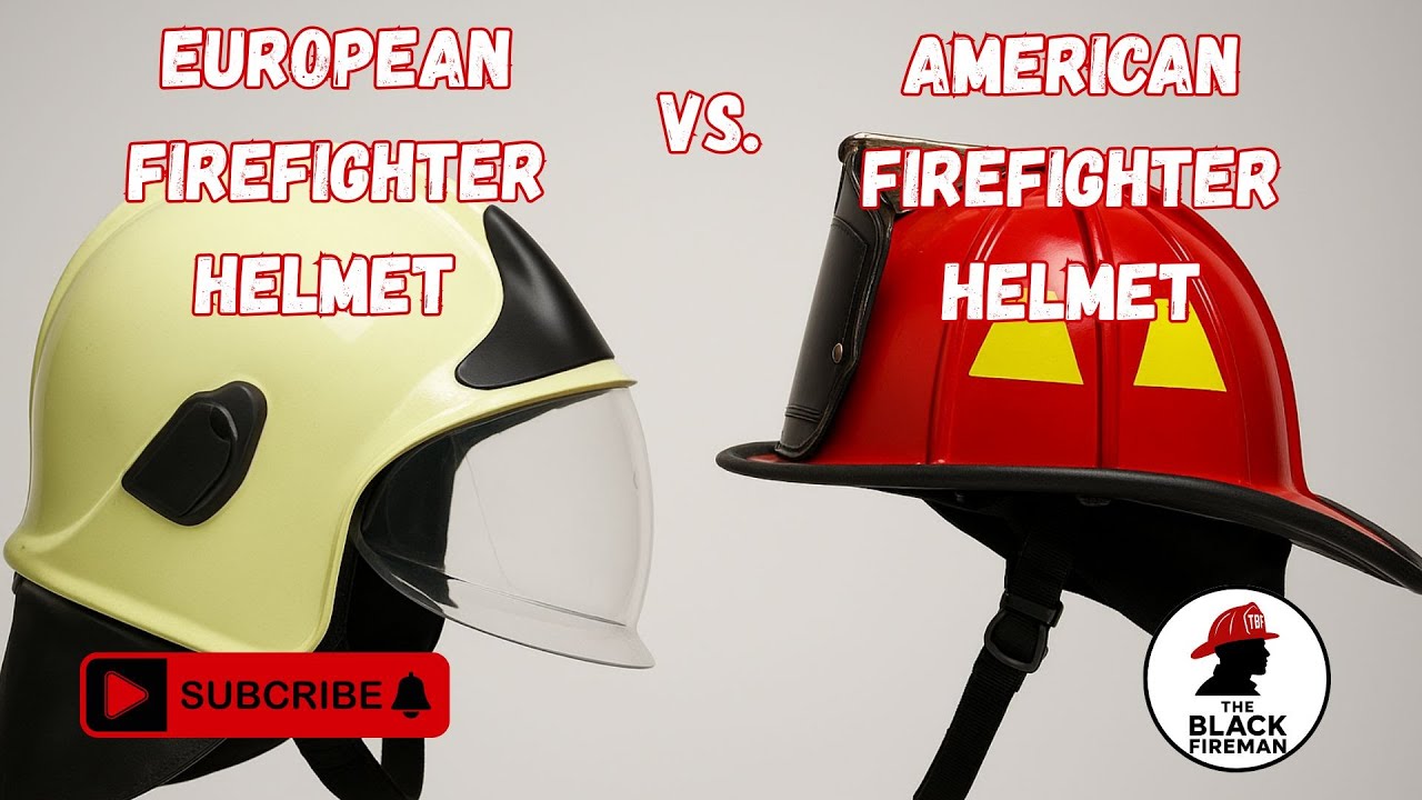 European Firefighter Helmet VS. American Firefighting Helmet