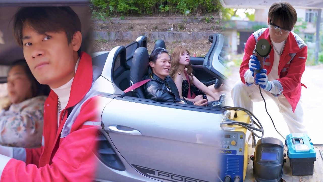 Brother Gui Was Provoked By A Local Tycoon, So He Made His Own Convertible Van!