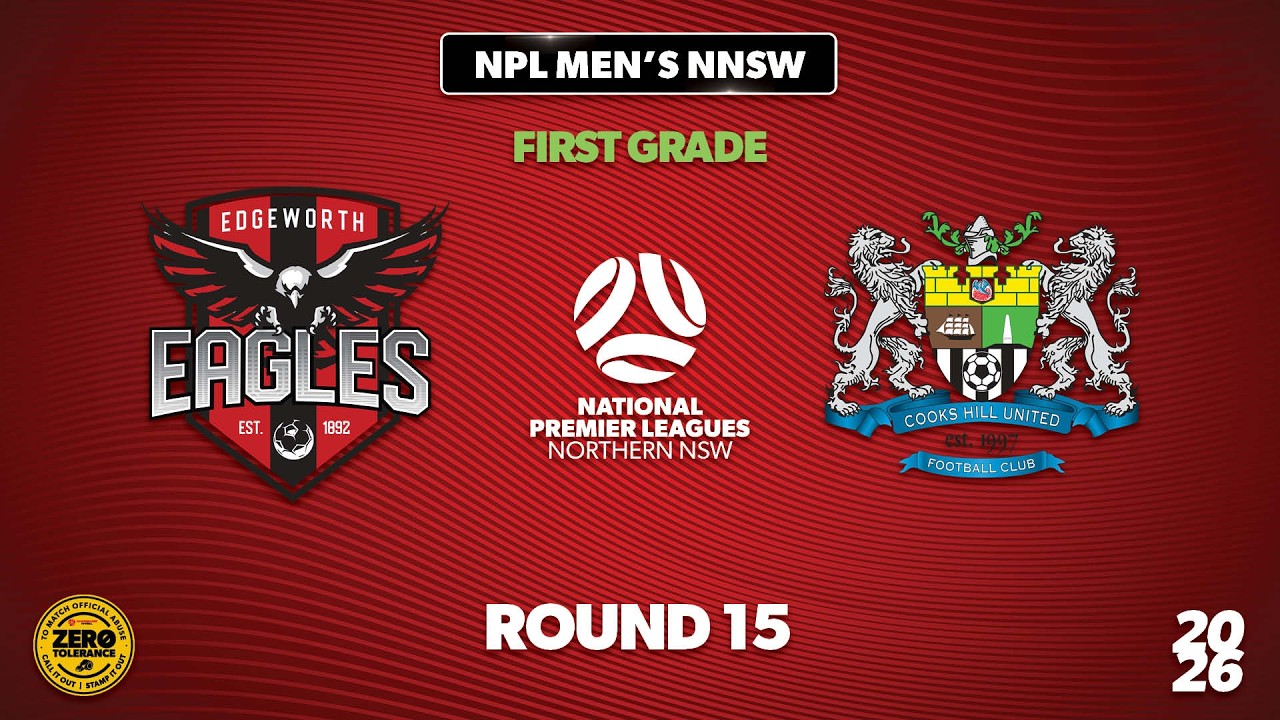 NPL Men's NNSW First Grade Round 15 - Edgeworth Eagles v Cooks Hill United