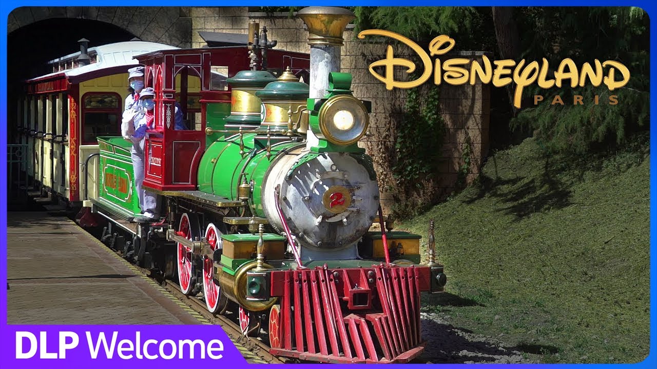 [4K] Disneyland Railroad 2020 - Full Tour  - Disneyland Paris