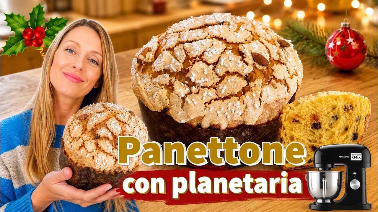 Panettone 2023 impasto con planetaria