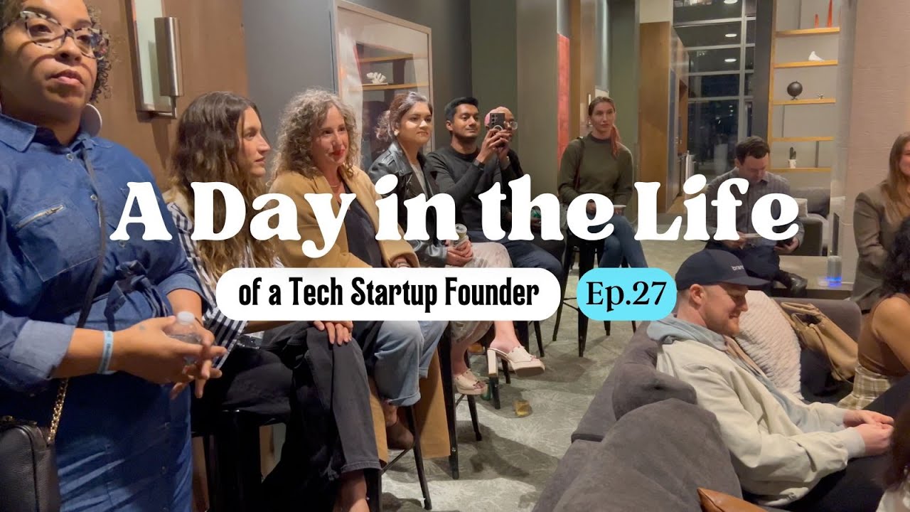 Day in the Life of a Tech Startup Founder (Ep.27) Event Hosting | Launch Week