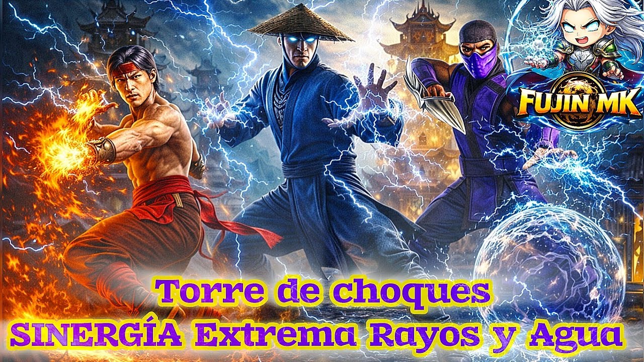 ⚡ SINERGIA RAYOS + AGUA DESTRUYE la TORRE DE CHOQUES 💀 ¿ES EL MEJOR EQUIPO? | MK Mobile