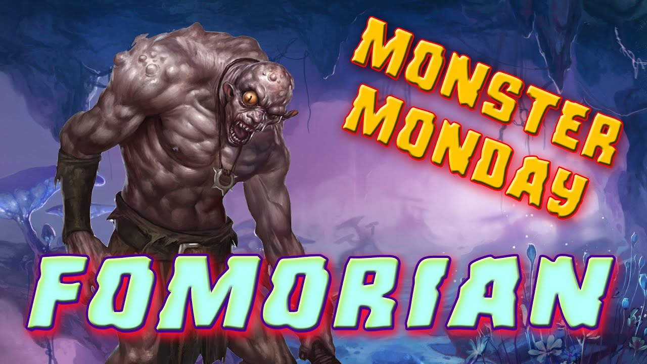 Monster Monday: Fomorian - D&D, Dungeons & Dragons monsters, DnD giants and giant kin
