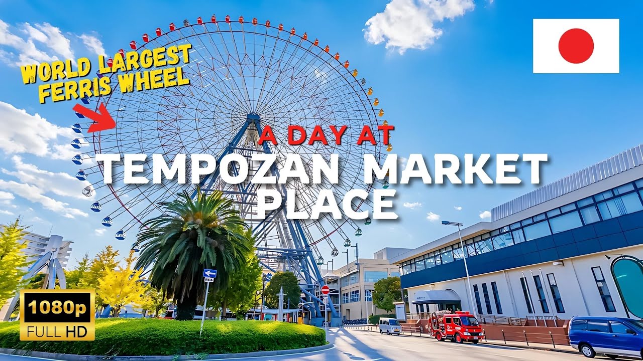Tempozan Marketplace Osaka TOUR | Best Things to Do You WON’T Believe 🎡