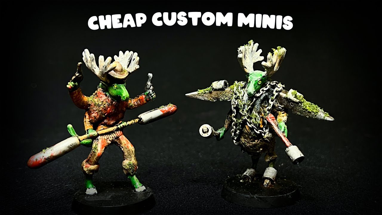 Making MORE D&D/Necromunda/Stargrave Miniatures From Cheap Toys