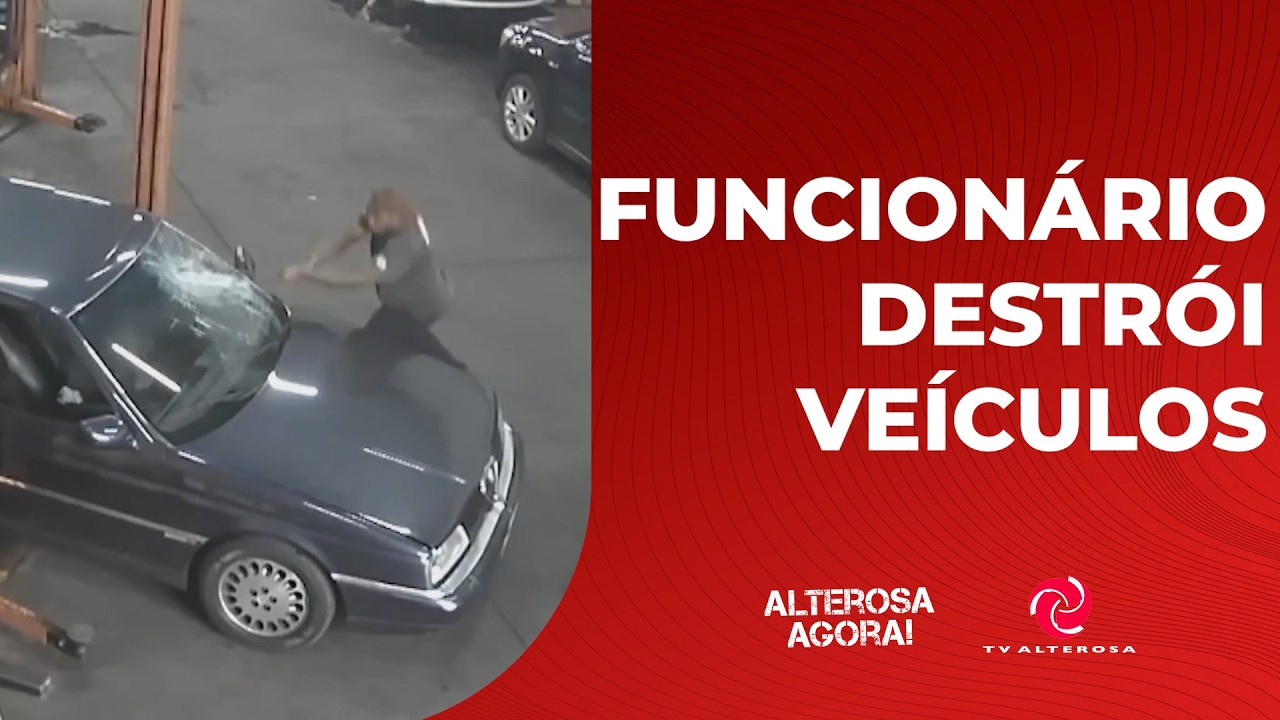 CONFUSÃO EM OFICINA TERMINA COM CARROS DESTRUÍDOS E ATROPELAMENTO