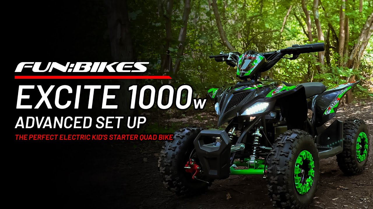 Excite / Toxic 1000w Electric Mini Quad Bike Advanced Set Up
