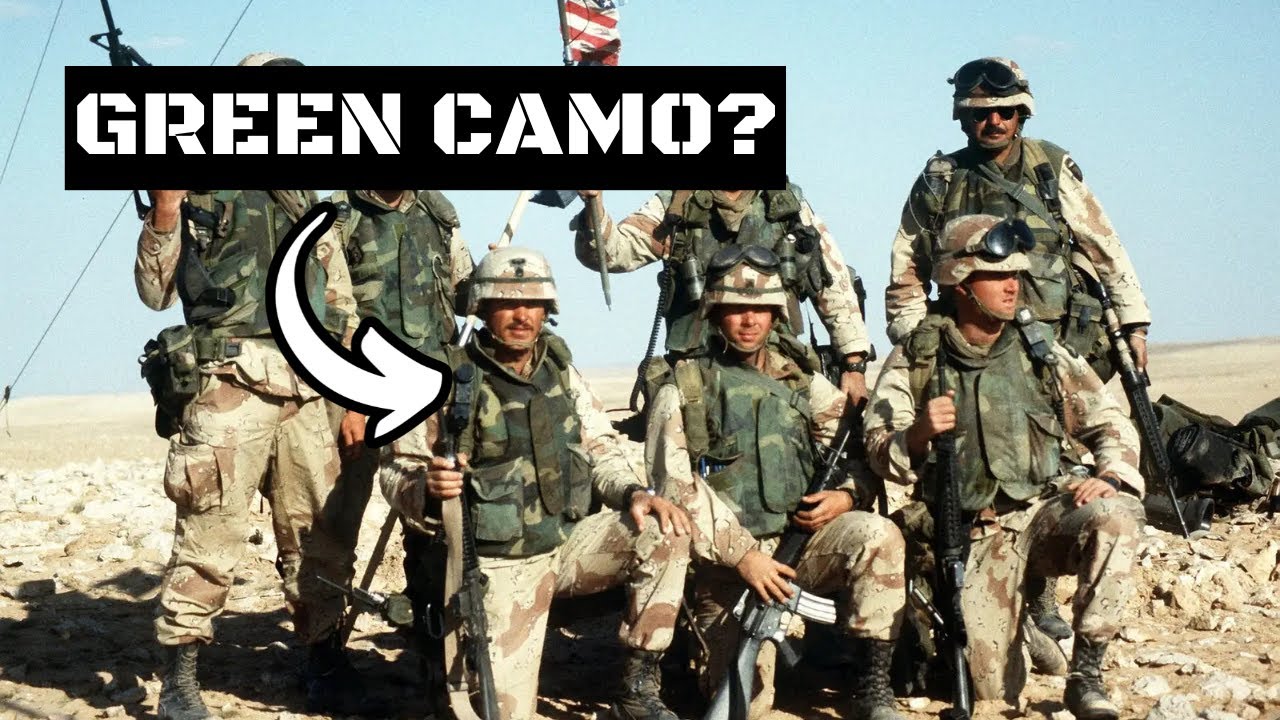 Why Did U.S. Soldiers Wear Green Camo in the Desert During Desert Storm