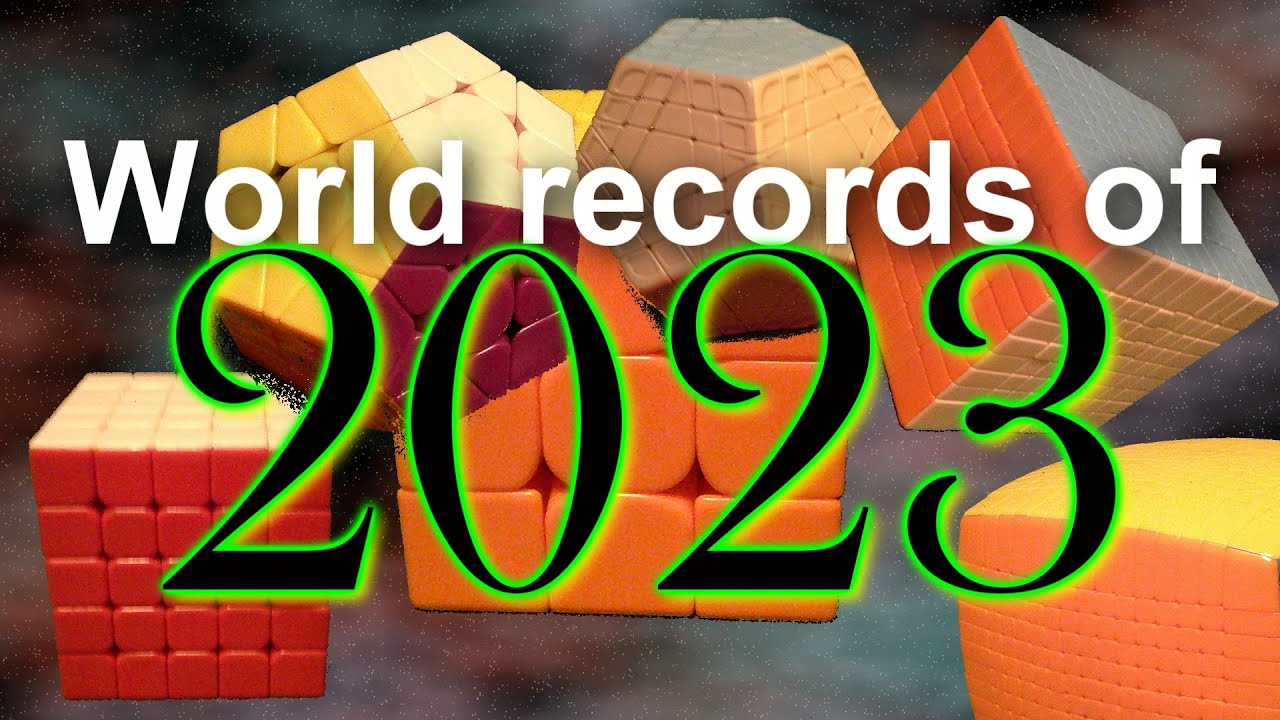 World records on every Rubik's cube in 2023