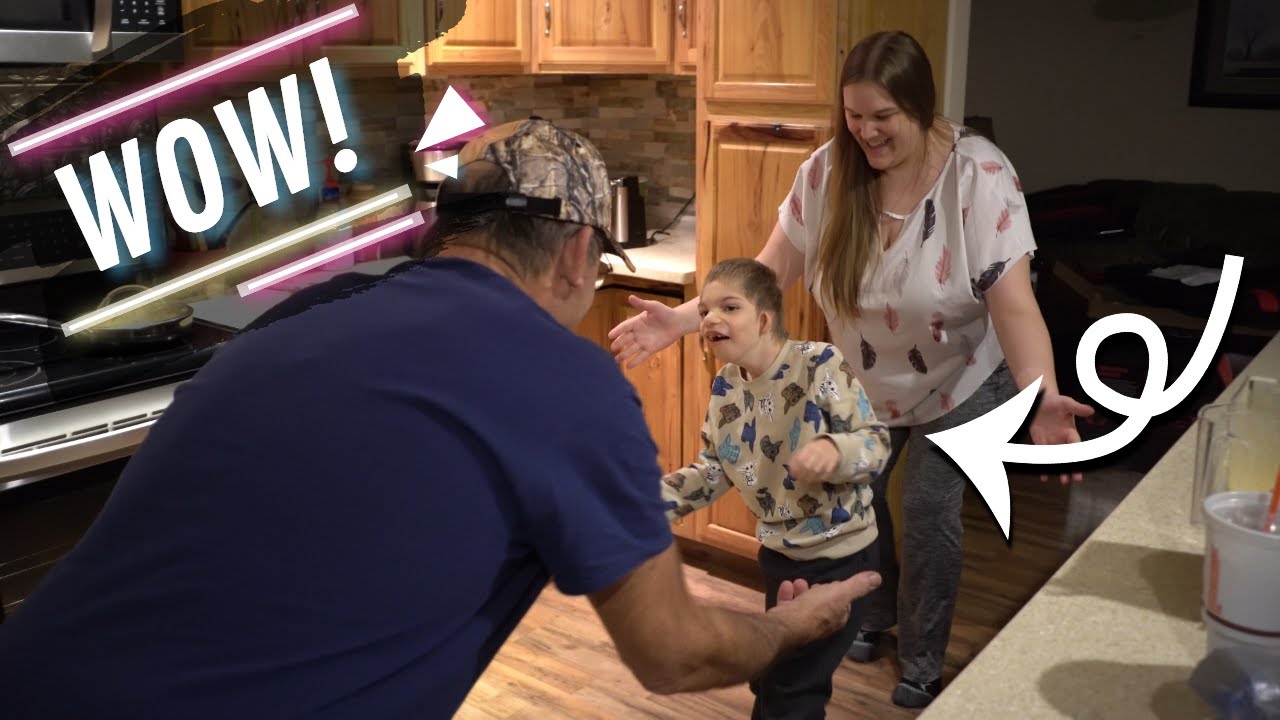 Seven Year Old Walking for the FIRST TIME!