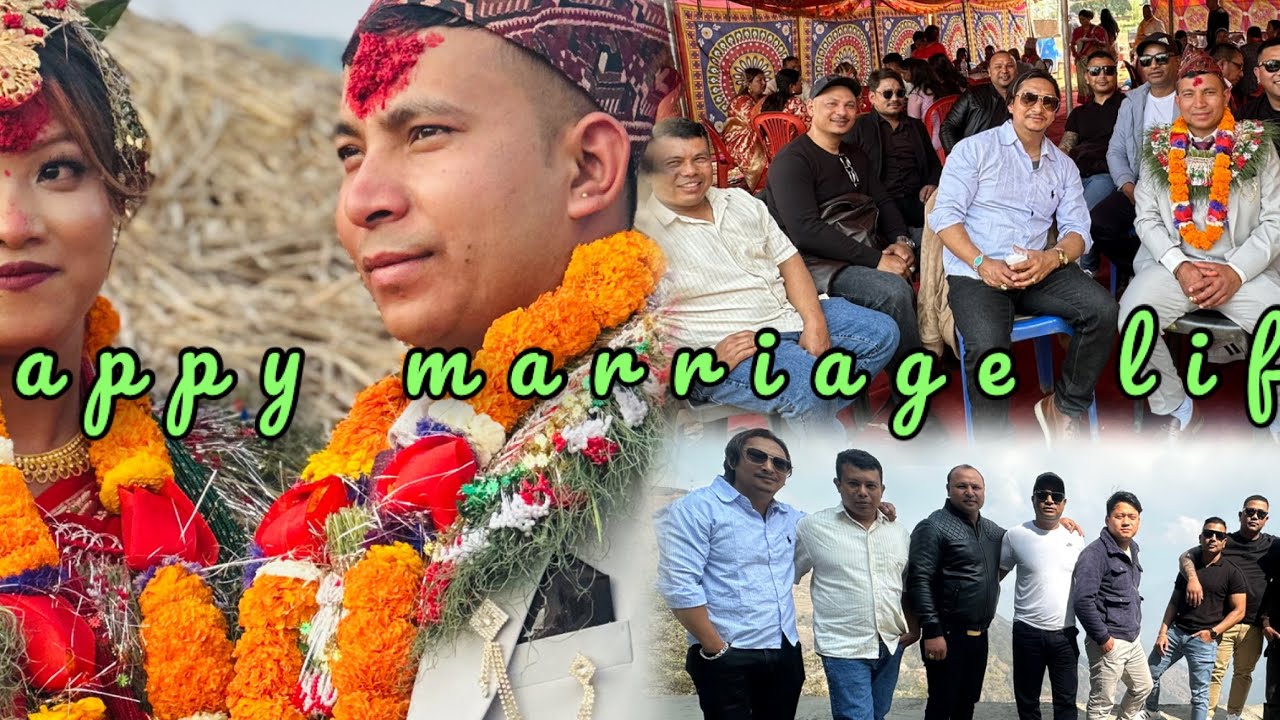 Happy marriage life anish